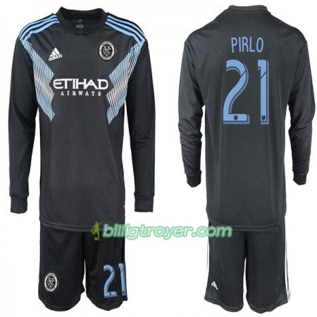 Billige Fotballdrakter New York City PIRLO 21 Barn Bortedraktsett 2018/19 Langermet